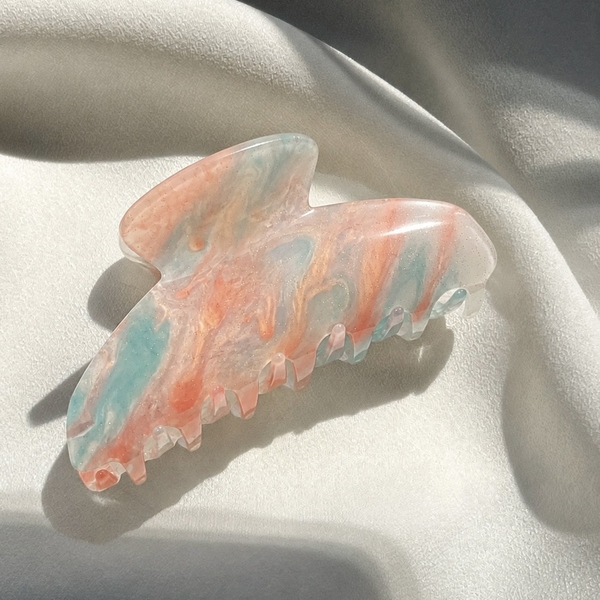 HAIR ACCESSORY - Heirloom Hair Claw in Shimmer Cotton Candy