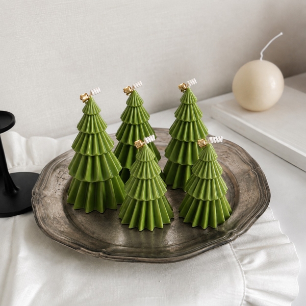 CHRISTMAS Candle - CHRISTMAS Tree in Green