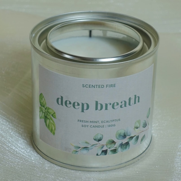 Scented Fire - ‘Deep Breath’ Scented Candle