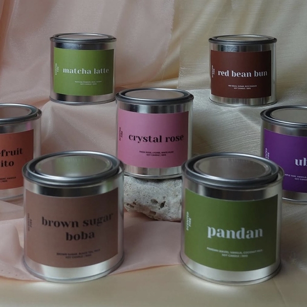 Scented Fire - ‘Brown Sugar Boba’ Scented Candle