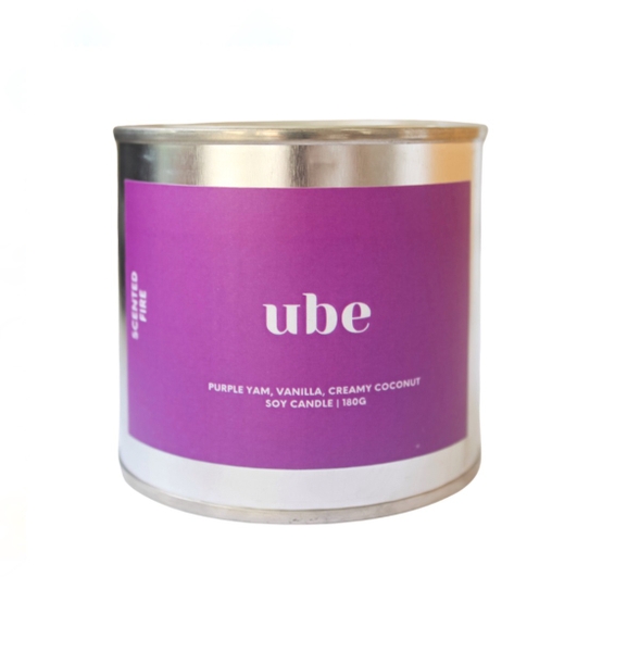 Scented Fire - ‘Ube’ Scented Candle