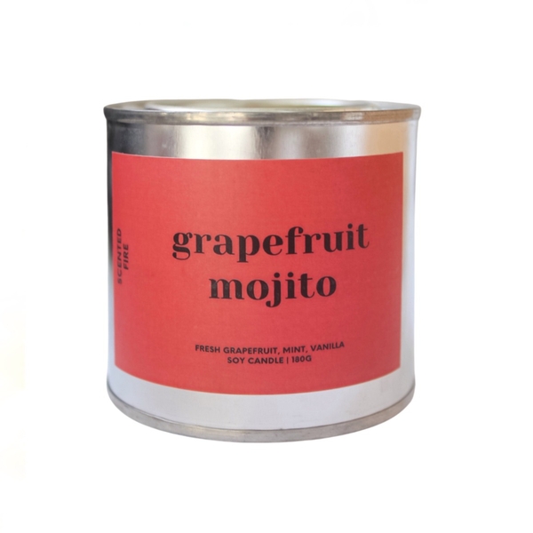 Scented Fire - ‘Grapefruit Mojito’ Scented Candle