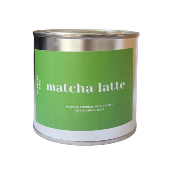 Scented Fire - ‘Matcha Latte’ Scented Candle
