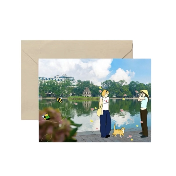 I Have Been There - 'Hoàn Kiếm Lake' Greeting Card
