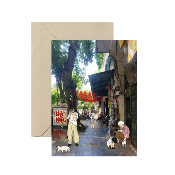 I Have Been There - 'Hanoi Sidewalk' Greeting Card