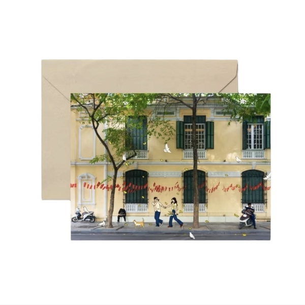 I Have Been There - 'Hanoi Newspaper Office' Greeting Card