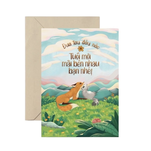 I Have Been There - 'Fox Friends' Greeting Card