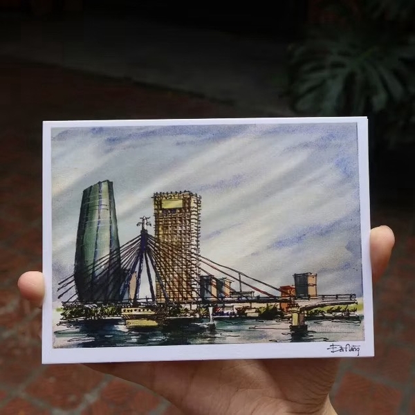 I Have Been There - 'Đà Nẵng Bridge' Greeting Card