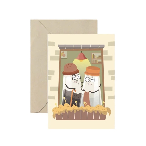 I Have Been There - ‘Salt & Pepper' Greeting Card
