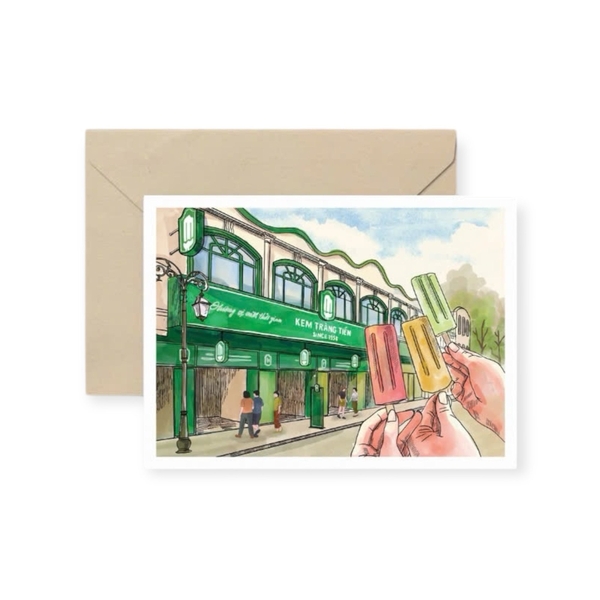 I Have Been There - ‘Tràng Tiền Ice Cream' Greeting Card