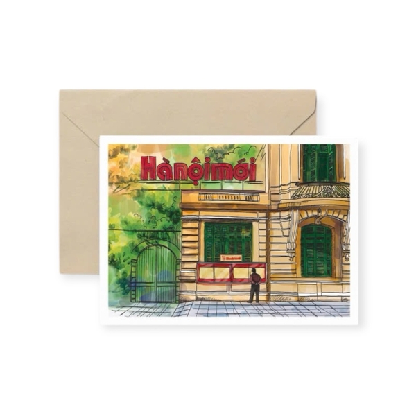 I Have Been There - ‘Hanoi Newspaper Office' Greeting Card