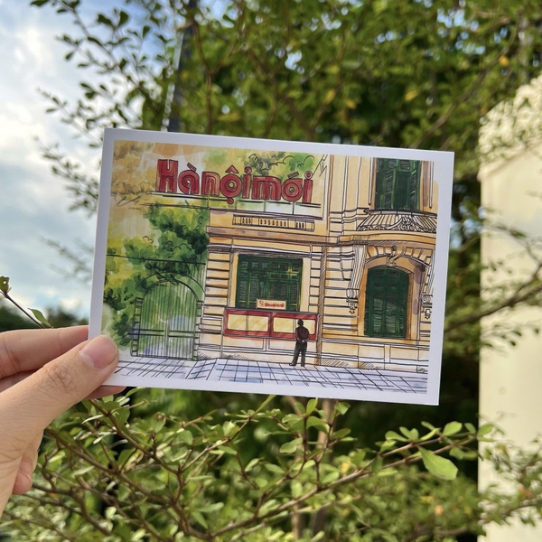 I Have Been There - ‘Hanoi Newspaper Office' Greeting Card