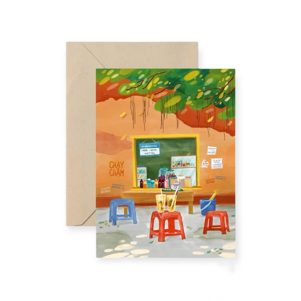 I Have Been There - 'Sidewalk Ice Tea' Greeting Card