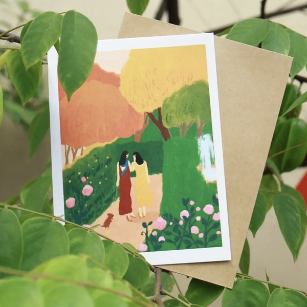 I Have Been There - 'Hold My Hands - Friend Version' Greeting Card