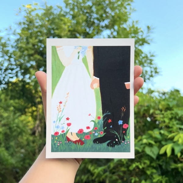 I Have Been There - 'Hold My Hands - Wedding Version' Greeting Card