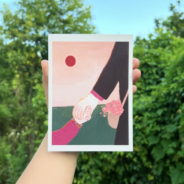 I Have Been There - 'Hold My Hands - Kid Version' Greeting Card