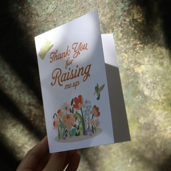 I Have Been There - 'Thank You For Raising Me Up' Greeting Card