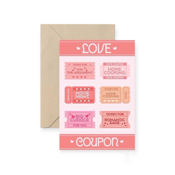 I Have Been There - ‘Love Coupon' Greeting Card