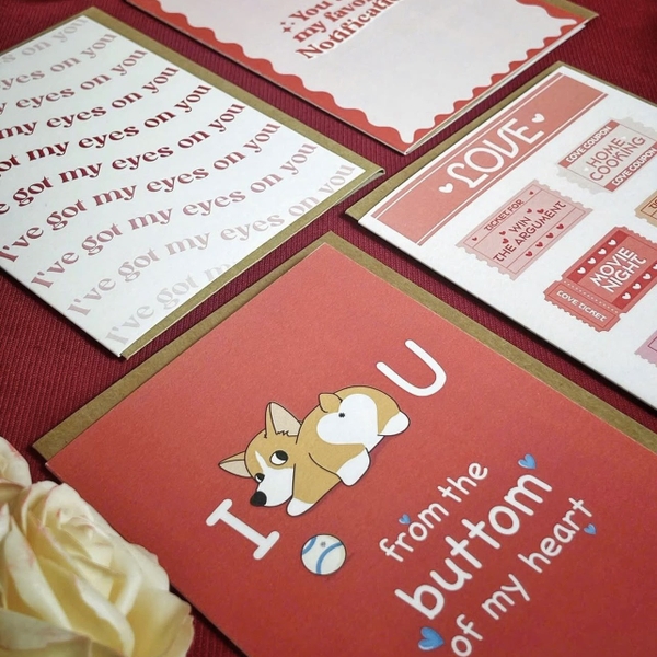 I Have Been There - ‘I Love U From The Buttom Of My Heart' Greeting Card
