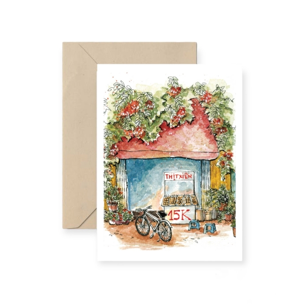 I Have Been There - ‘Street Vendor’ Greeting Card
