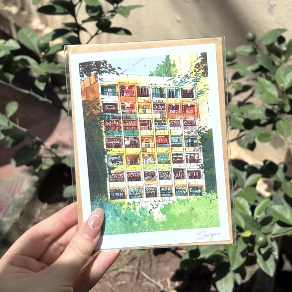 I Have Been There - ‘Saigon Building’ Greeting Card
