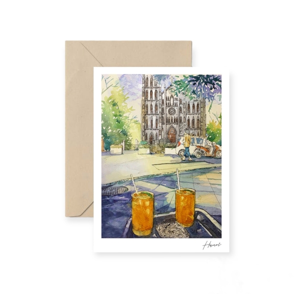 I Have Been There - ‘Hanoi Cathedral’ Greeting Card
