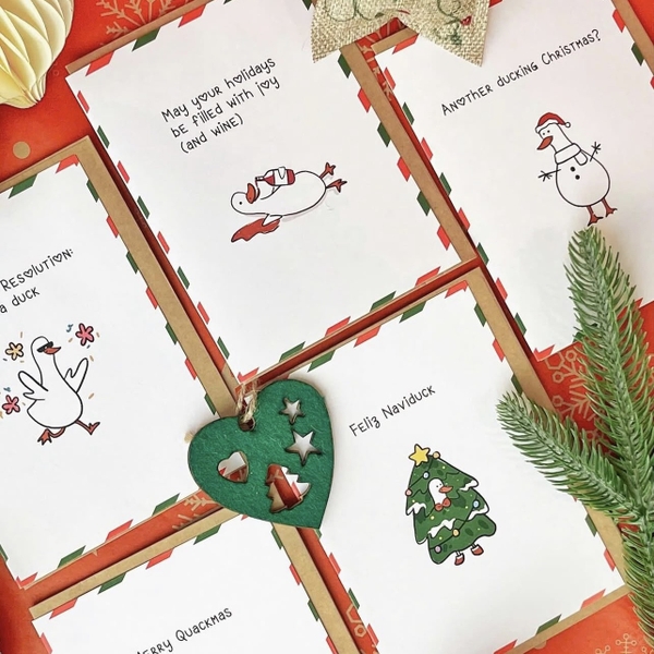 I Have Been There - ‘New Year’s Resolution : Not Give A Duck' Christmas Card