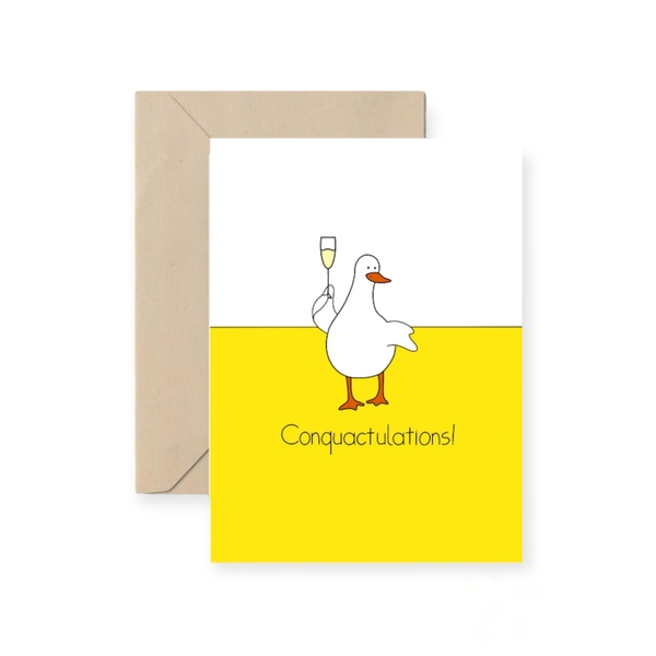 I Have Been There - ‘Conquactulation’ Greeting Card