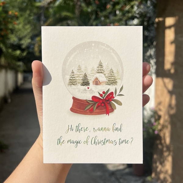 I Have Been There - ‘Hi There, Wanna Find The Magic Of Christmas Time?' Christmas Card