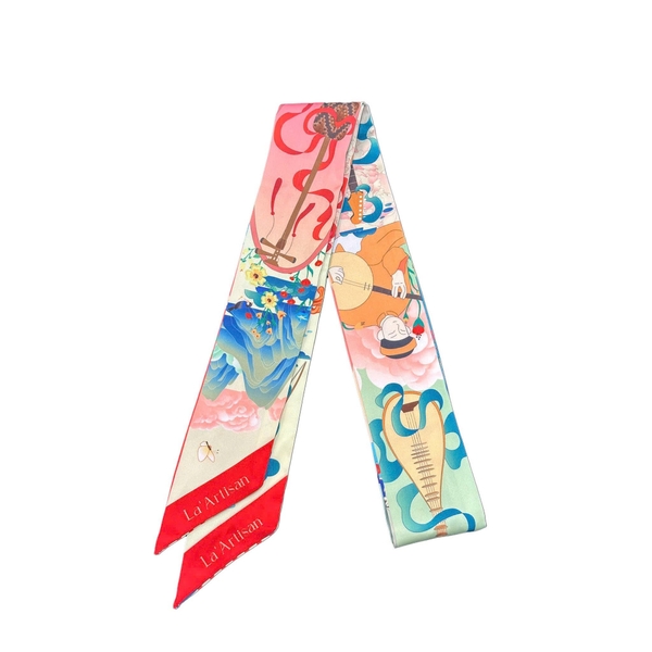 LA'ARTISAN - ’Đờn Ca Tài Tử' Twilly Scarf
