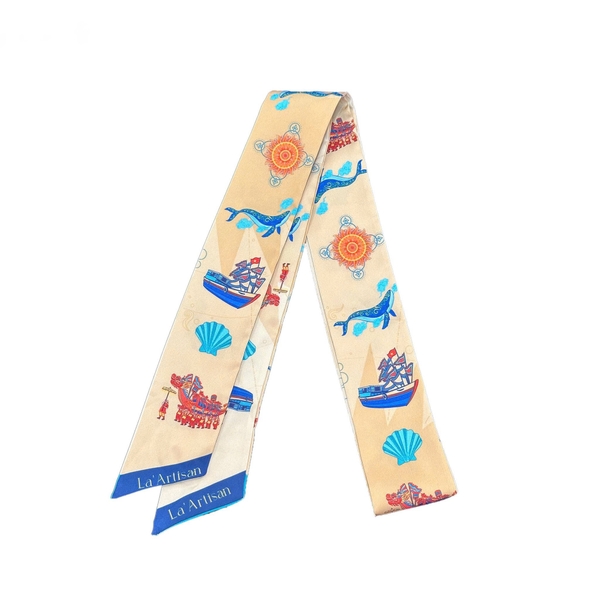 LA'ARTISAN - ’Cầu Ngư' Twilly Scarf