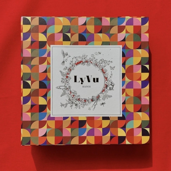 LY VU -  ‘Tropical Fruit’ Silk Carre Scarf