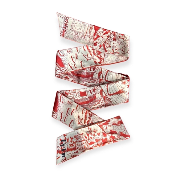 LY VU -  “Voyage au Vietnam” Silk Twilly Scarf