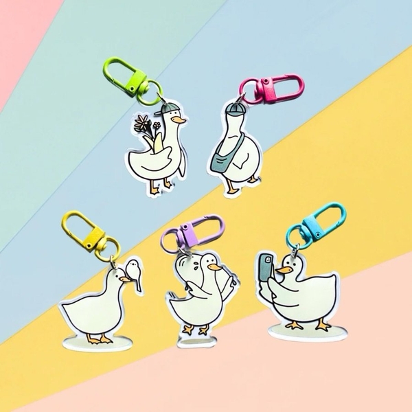 I Have Been There - ‘Duck On The Phone’ Keychain