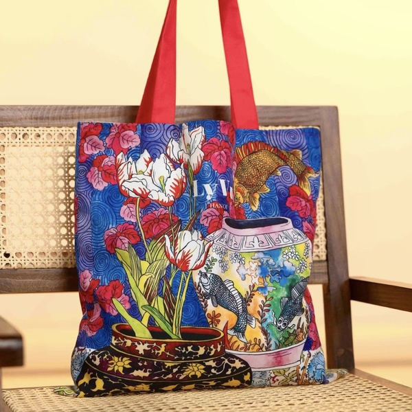 LY VU -  “Oriental Dream” Tote Bag