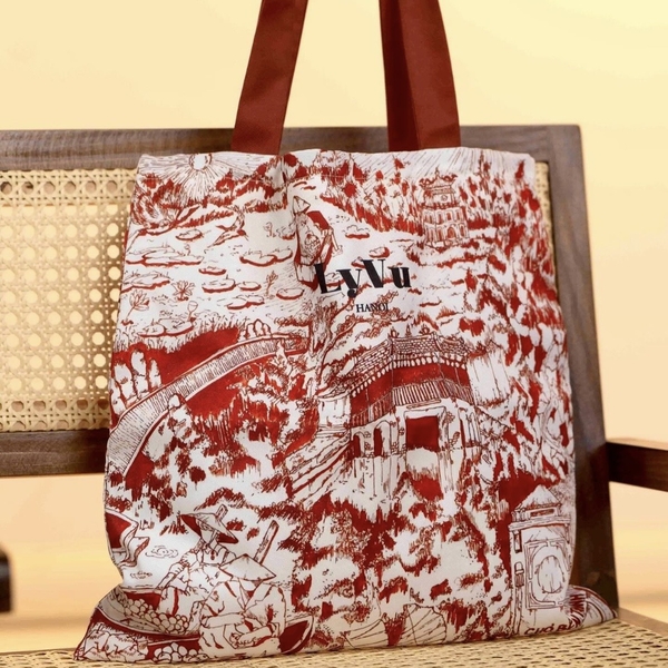 LY VU -  “Voyage au Vietnam” Tote Bag