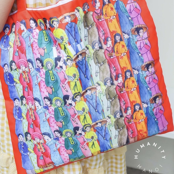 LY VU -  “Ao Dai” Tote Bag