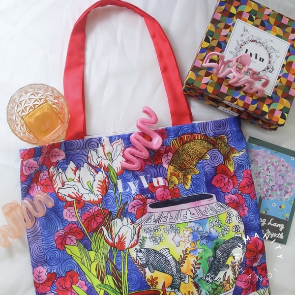 LY VU -  “Oriental Dream” Tote Bag