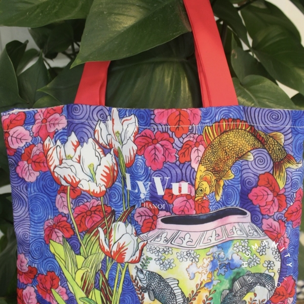 LY VU -  “Oriental Dream” Tote Bag