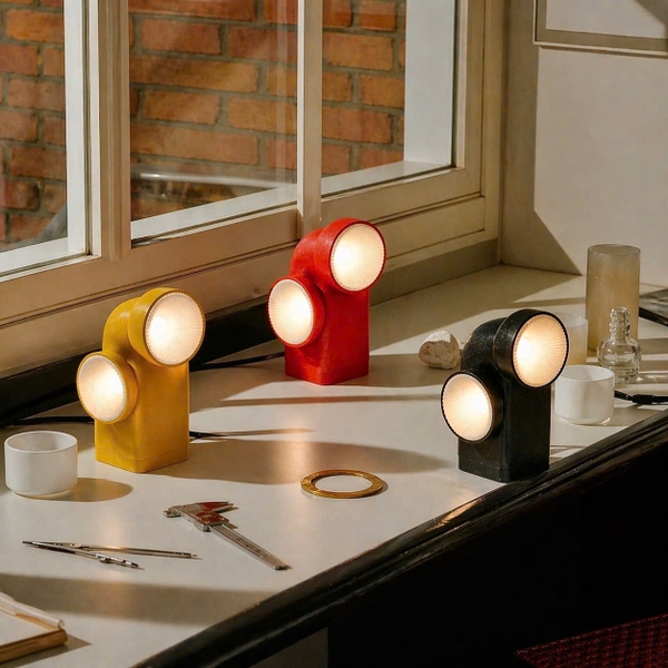 ILLU.3D Lighting – 3D Printing Duo Light Lamp In Yellow