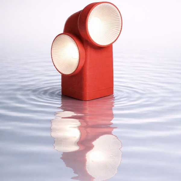 ILLU.3D Lighting – 3D Printing Duo Light Lamp In Red