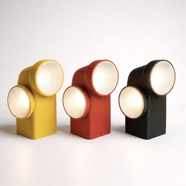 ILLU.3D Lighting – 3D Printing Duo Light Lamp In Yellow
