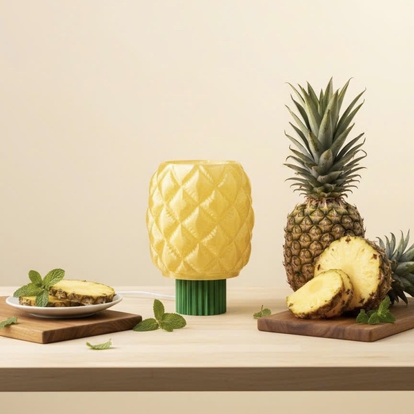 ILLU.3D Lighting – 3D Printing Pineapple Lamp in Yellow