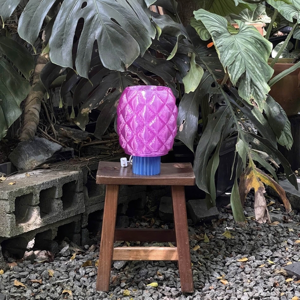 ILLU.3D Lighting – 3D Printing Pineapple Lamp in Pink