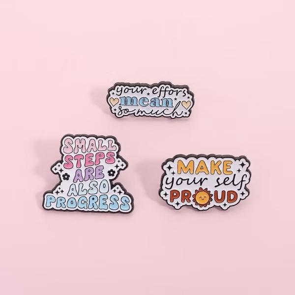 ENAMEL PIN - Small Steps Are Also Process