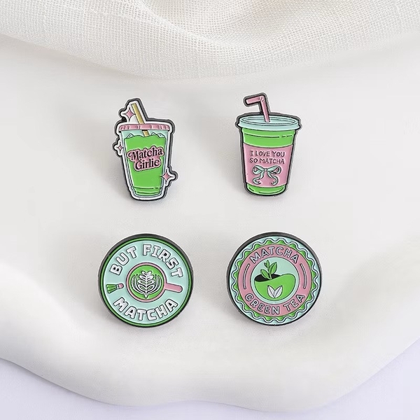 ENAMEL PIN - But First Matcha