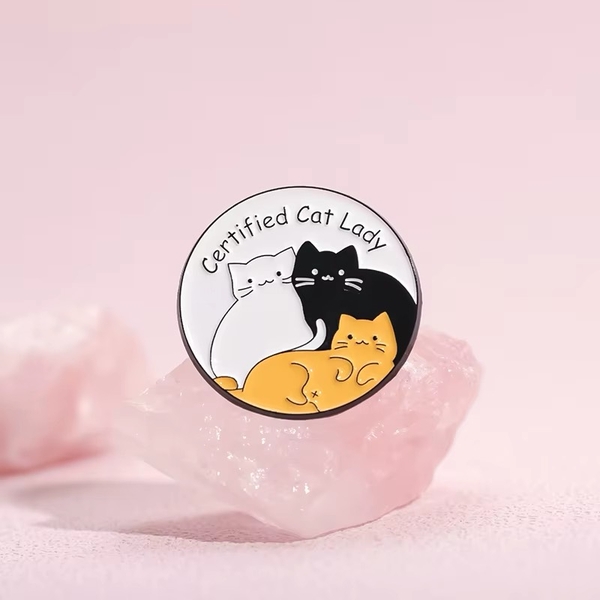 ENAMEL PIN - Certified Cat Lady