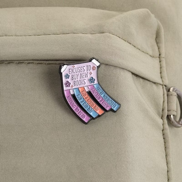 ENAMEL PIN - Excuse To Buy New Books