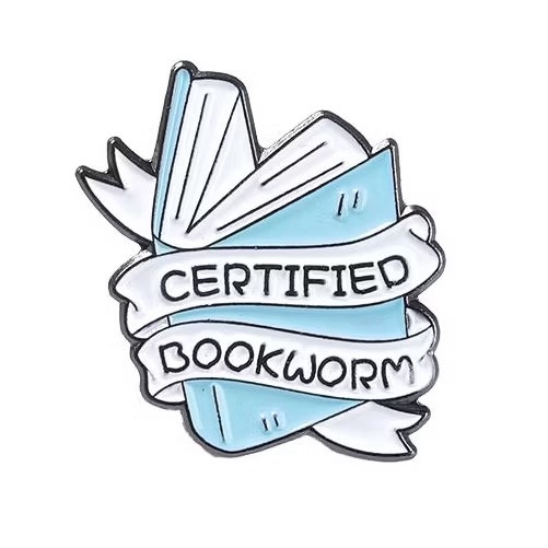 ENAMEL PIN - Certified Bookworm