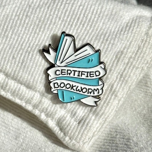 ENAMEL PIN - Certified Bookworm